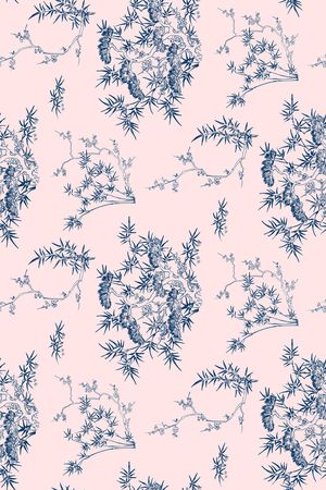 家居服印花花型图片