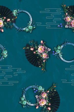 花卉印花花型图片