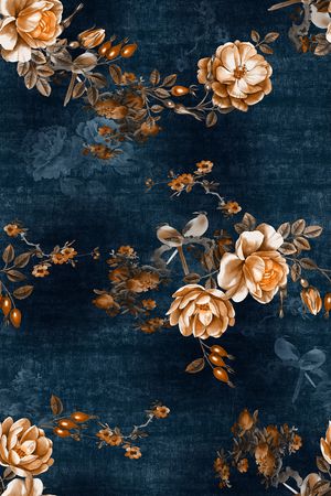 香云纱印花花型图片