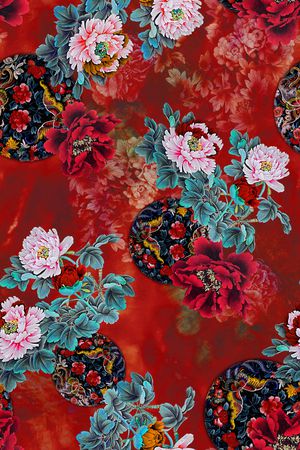 花卉印花花型图片