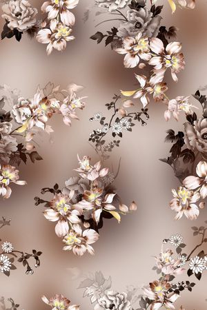 花卉印花花型图片