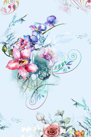 时尚印花花型图片