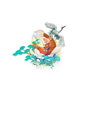 定位花印花花型图片