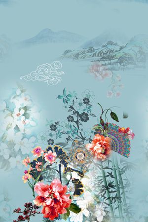时尚印花花型图片