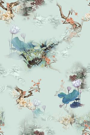 时尚印花花型图片