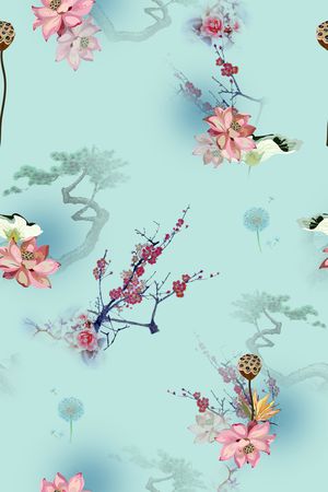 时尚印花花型图片