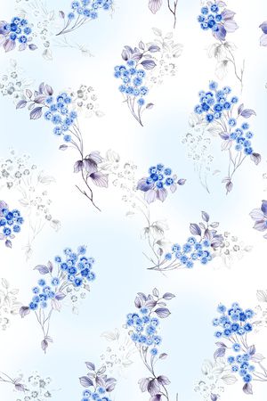 花卉印花花型图片