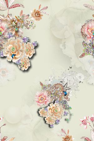 花卉印花花型图片