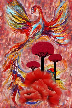 几何印花花型图片