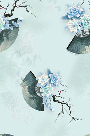 花卉印花花型图片