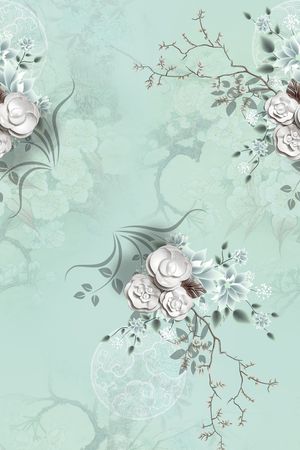 花卉印花花型图片
