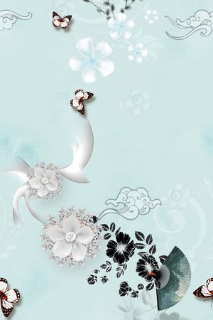花卉印花花型图片