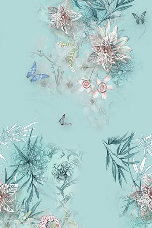 花卉印花花型图片