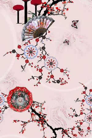 花卉印花花型图片