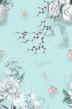 花卉印花花型图片