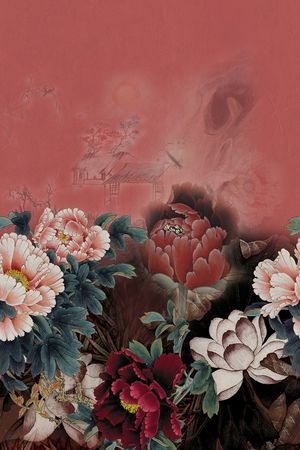 花卉印花花型图片