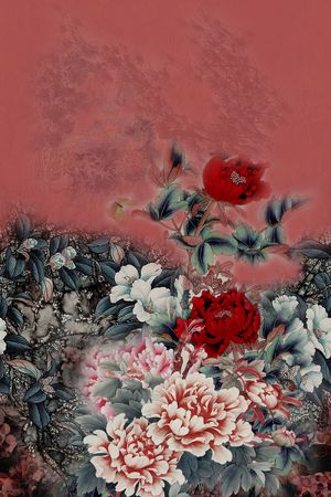 花卉印花花型图片