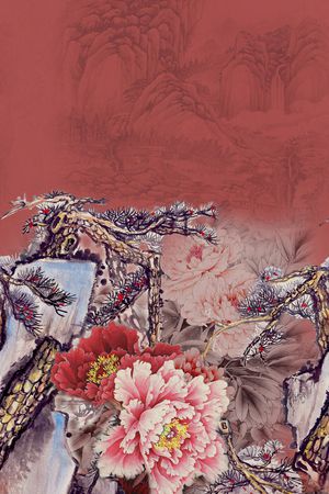 花卉印花花型图片