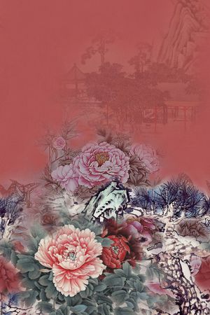 花卉印花花型图片