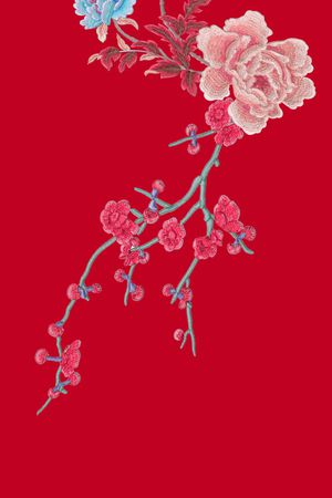 花卉印花花型图片