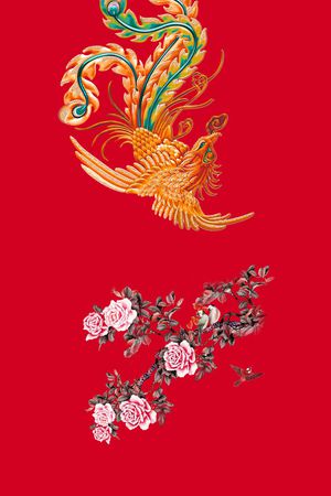 花卉印花花型图片