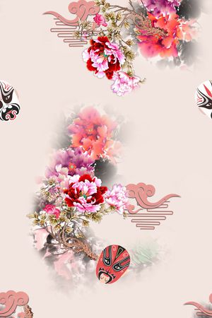 数码花型印花花型图片