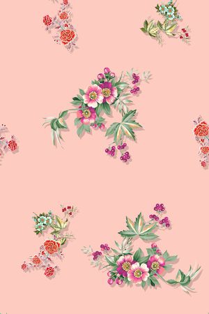 数码花型印花花型图片