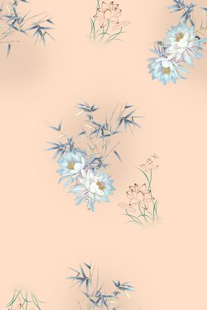 数码花型印花花型图片