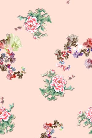 数码花型印花花型图片