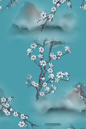 数码花型印花花型图片