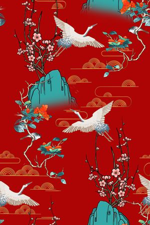 数码花型印花花型图片
