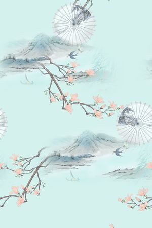 数码花型印花花型图片
