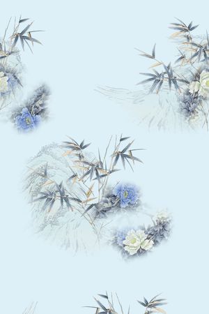数码花型印花花型图片