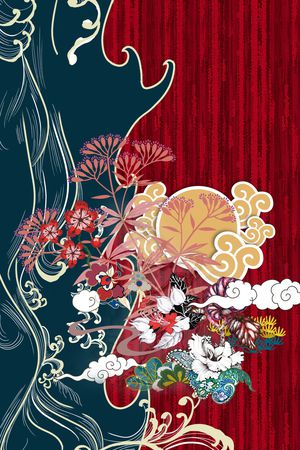 数码花型印花花型图片