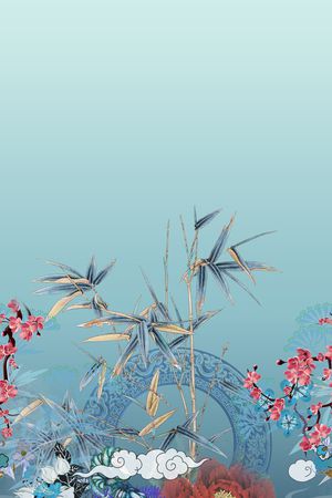 数码花型印花花型图片