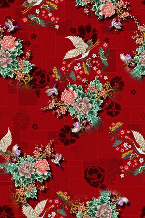 数码花型印花花型图片