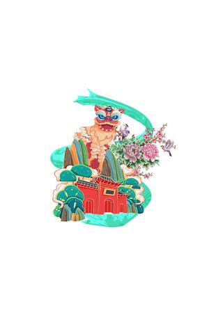 数码花型印花花型图片