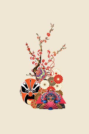 数码花型印花花型图片