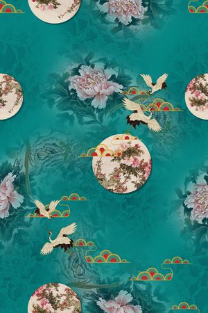花卉印花花型图片