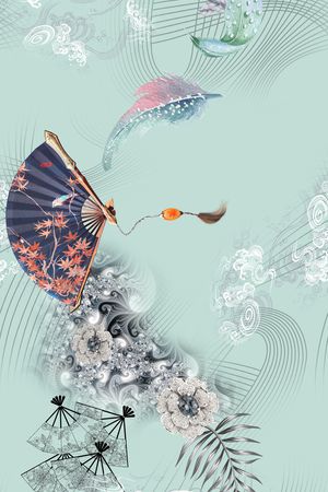 花卉印花花型图片