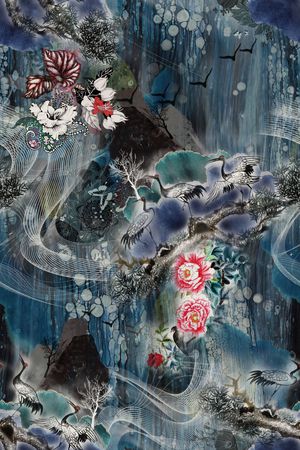 花卉印花花型图片