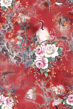 花卉印花花型图片
