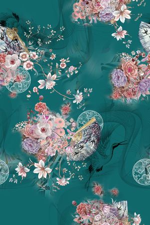 花卉印花花型图片