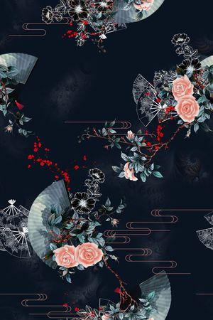 花卉印花花型图片