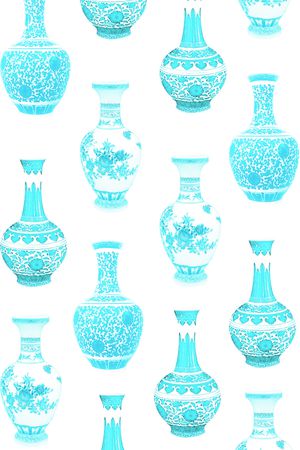 几何印花花型图片
