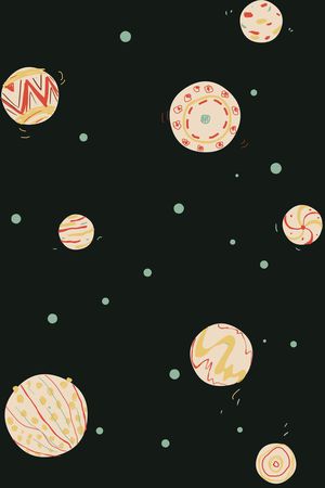 星空印花花型图片