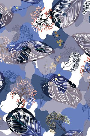 数码花型印花花型图片