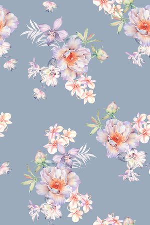 花卉印花花型图片