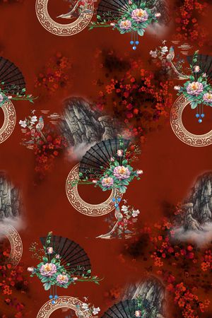 数码花型印花花型图片