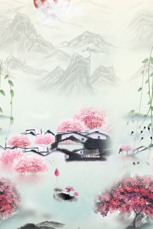 简约印花花型图片